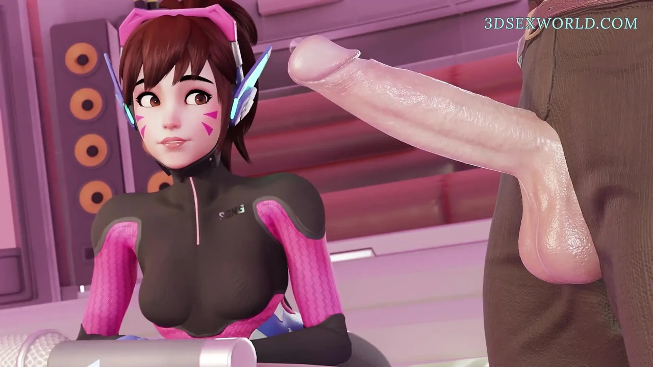 娇小的D-VA卡拉OK之夜与大鸡巴（3D性爱游戏） 60 Fps