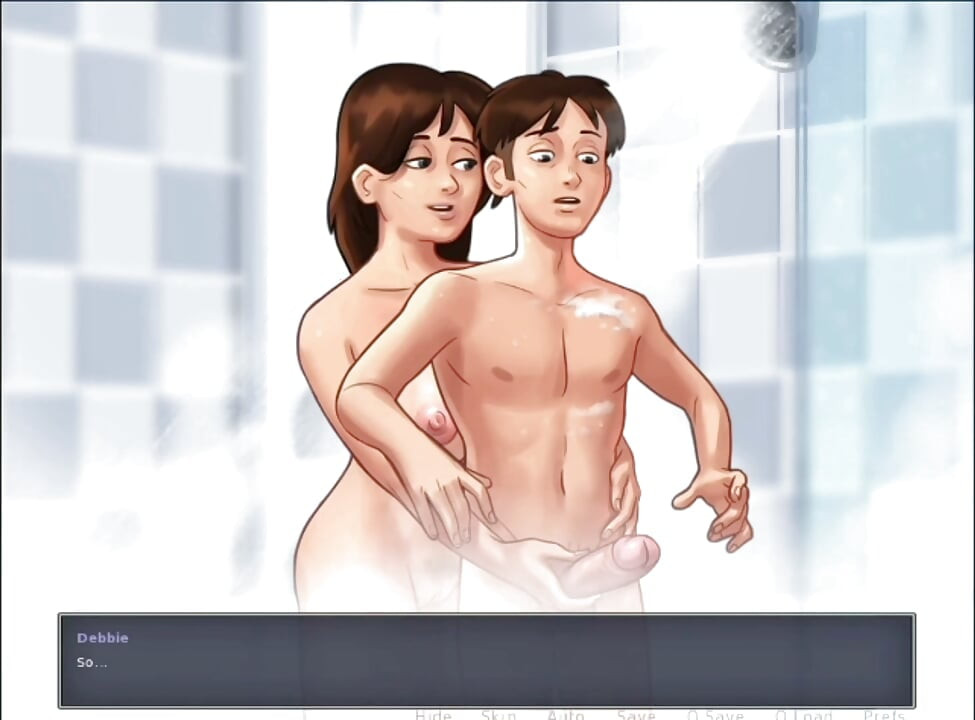 Bath with stepmom alone at home with beautiful stepmom