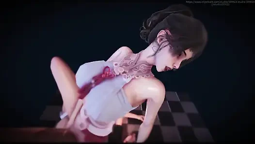 B032 bir adam iki güzel kadın tarafından sikiliyor ve dildo ve piston olarak kullanılıyor. Adam vajina tarafından yutuyor