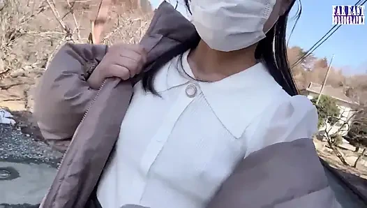 Bare Nip Stroll Where Crowded Eyes Spark a Hot, Tight Peak on Her Perky Tips Phase.3