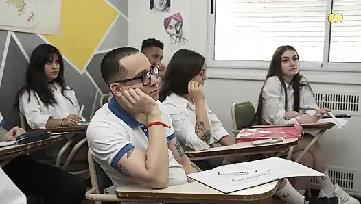 Instituto Limón Chapter 1 the Mathematics Teacher Teaches Two Classmates to Share in a Very Particular Way
