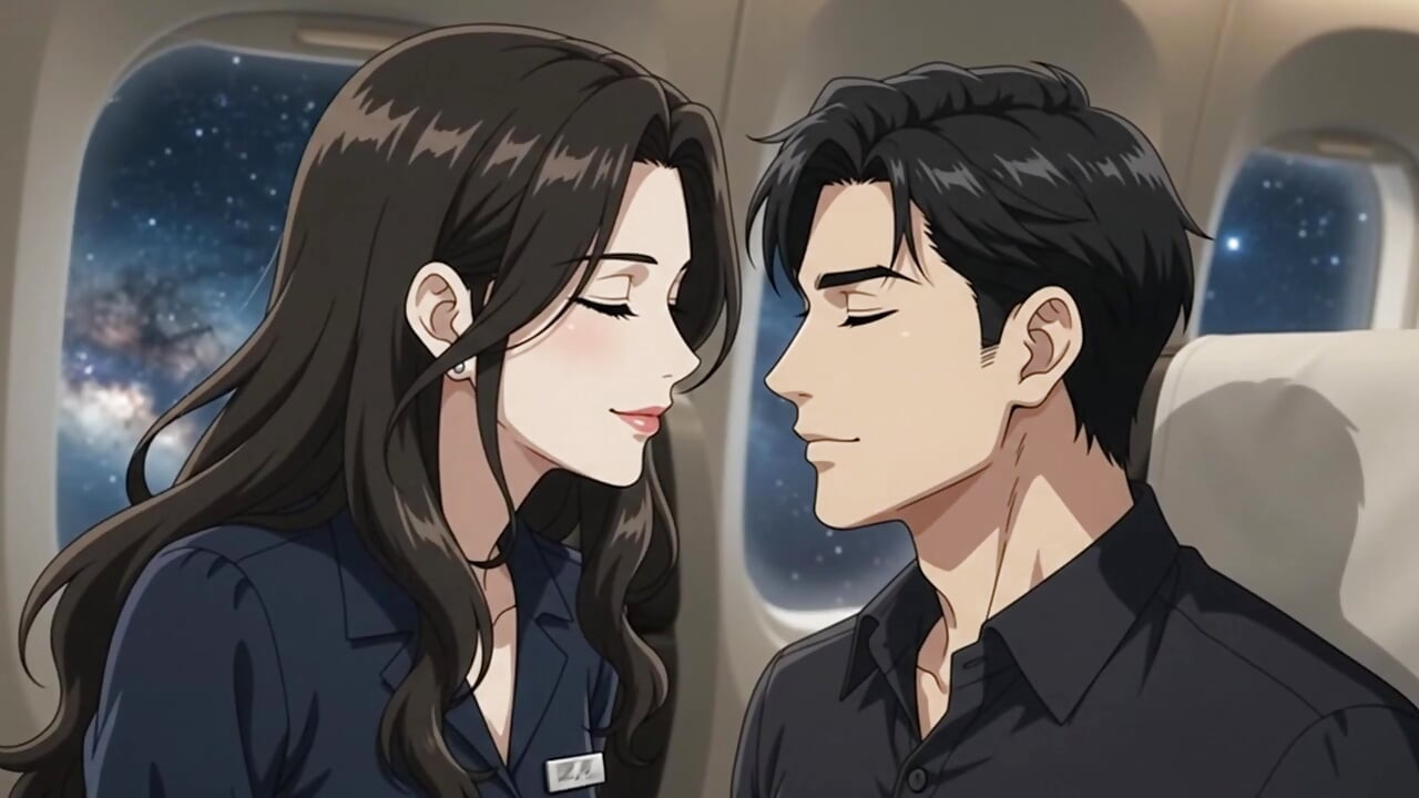 Première classe de minuit, romance tranquille sous les nuages