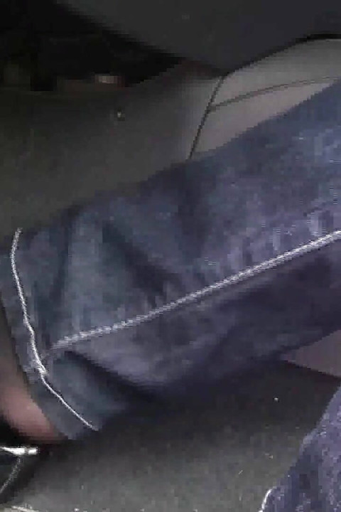Revving with Exhaust Shot in Black Ballet Flats
