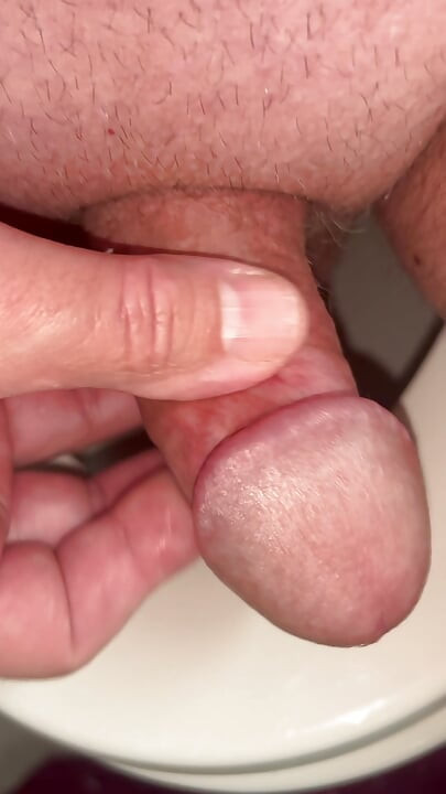 Quick toilet jerk