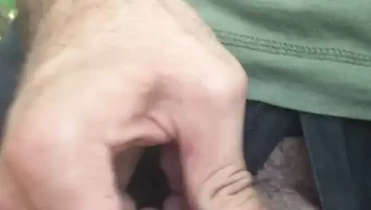 Ateşli yarrak onu doğaya verir, bir sürü spermle