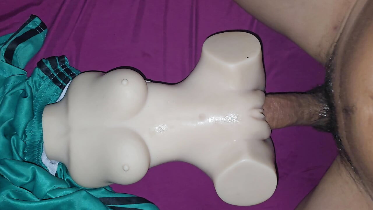 PINK VAGINA DOLL EATS STEPFATHER'S COCK