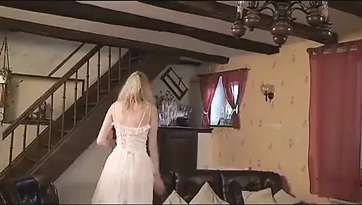 Fucking bride hard in a gang bang
