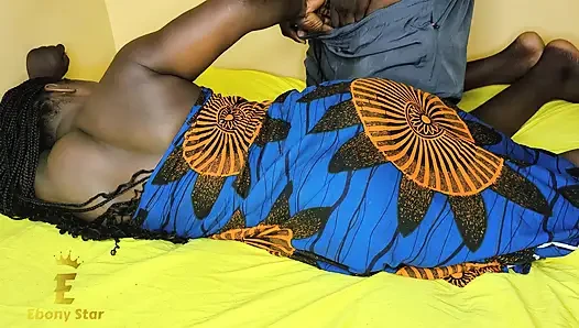 The Queen of Lagos, thick ass, beautiful hairstyle and seductive in front of a big cock
