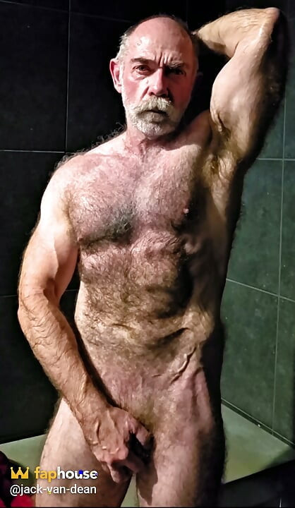 Hairy Dilf Showing Physique