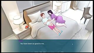 Sexnote-すべてのセックスシーンタブー変態ゲームポルノプレイep.5継母が素晴らしいパイズリをした後の顔射