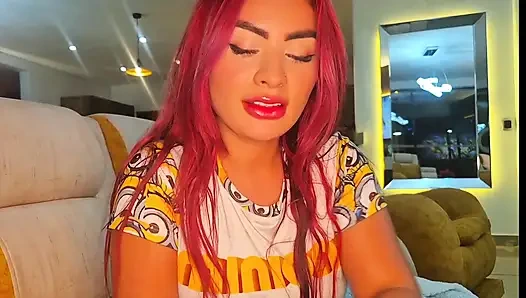 I tease my cuckolded stepsister while riding her boyfriend's cock without a condom