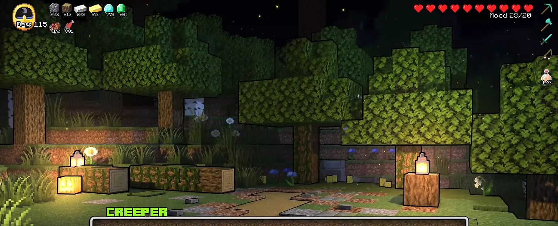 Minecraft horny craft - parte 64 trío final - endergirl y creeper !! Por Loveskysanhentai