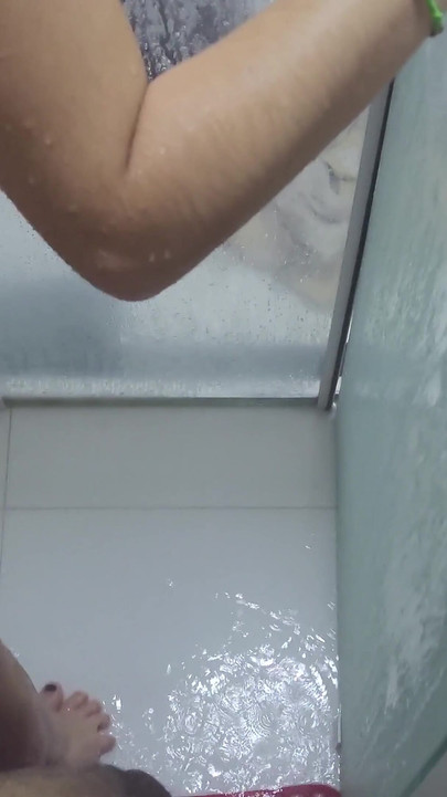 Petite Teen Fucked in the Shower