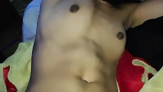 Tied up and made to cum