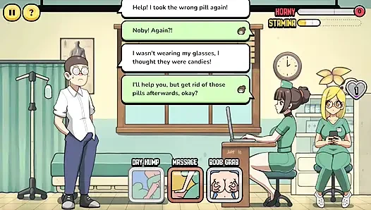 Hentai oyunu - sorunlu öğrenci - lvl 2 öğretmen öğrencileri sikiyor