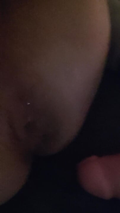 Fucking me horny with dildo