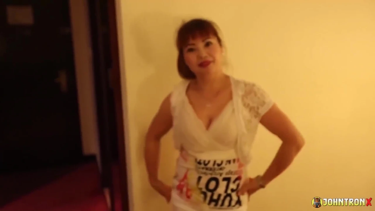 Johntronx - Horny Asian MILF Fucks Hard and Gives a Great Handjob