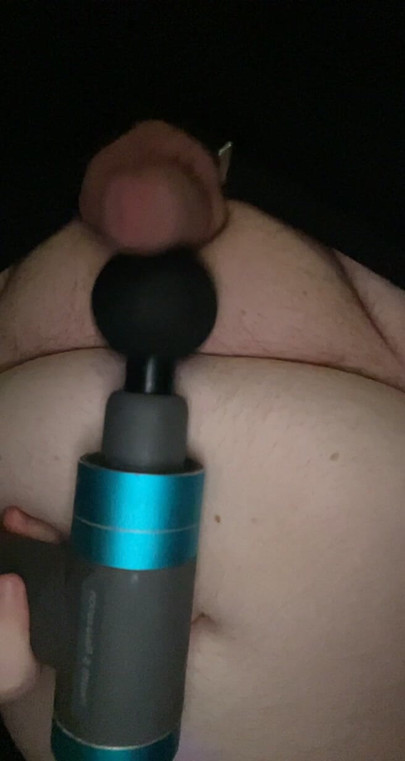 Horny 18+  using strong vibrator