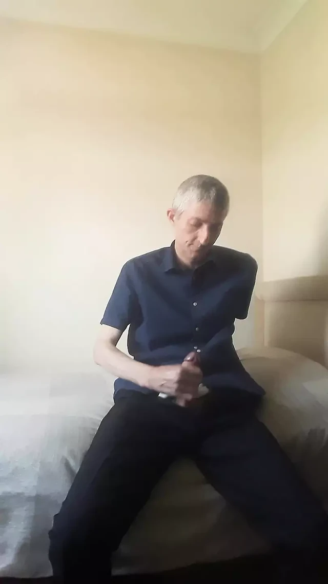 Unzipping and getting my cock out