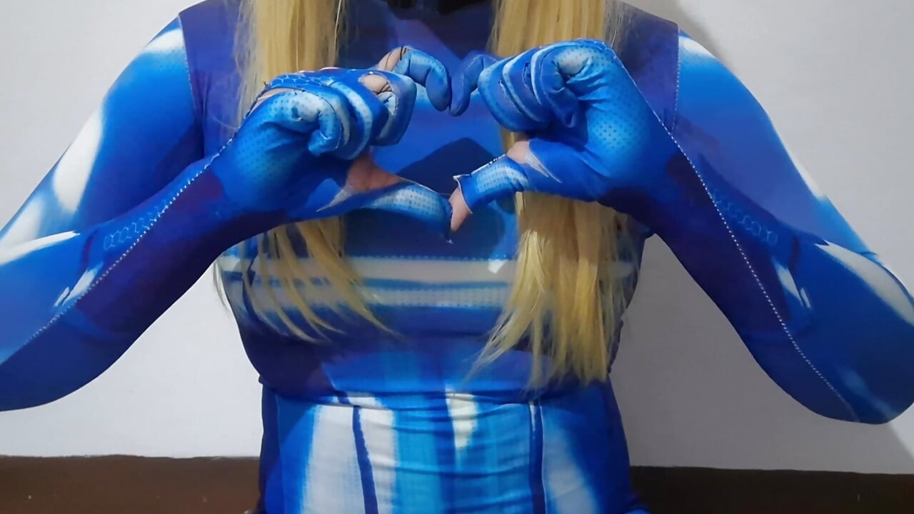 Puffy Nipples Trans Samus Pumping and Lactatingg her Tits with Vacuum Milking Machine until they Grow (Breast Expansion)