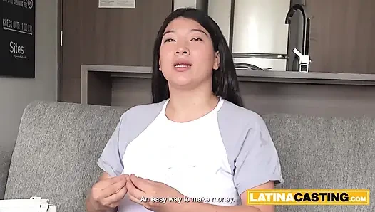 Big Tits Asian Latina Gagging Upside Down Deepthroat & Tittyfuck