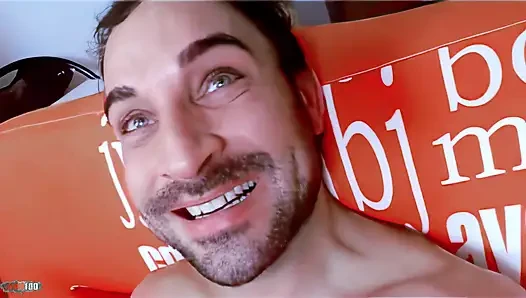 Fransız sarışın bomba bayan Margaux'nun Jorge ile sert tayt seansı