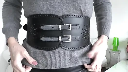 Belt Fitting in the Living Room, Part 3, Lady Victoria Valente