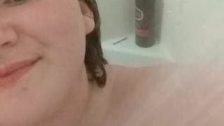 My wife taking a shower