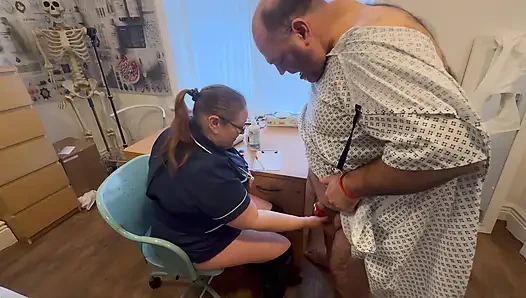 Part 1:- Matron Satana & Mr Jones attends clinic for anal issues!