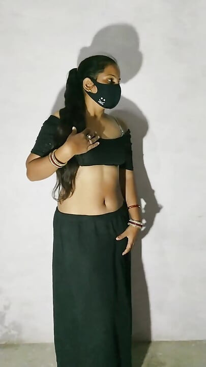 Young Tight Boobs Bhabhi Playing with Self