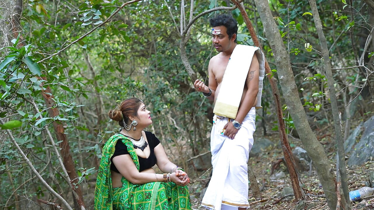 A stranger met a girl in the jungle, and they had a wonderful time exploring together.