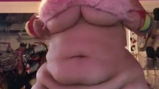 Bbw rave garota em linha reta grossa parte 1