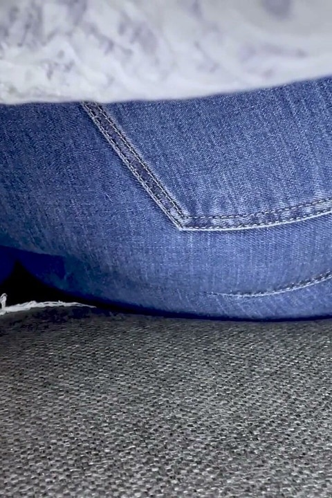 Farting Under Blanket in Jeans