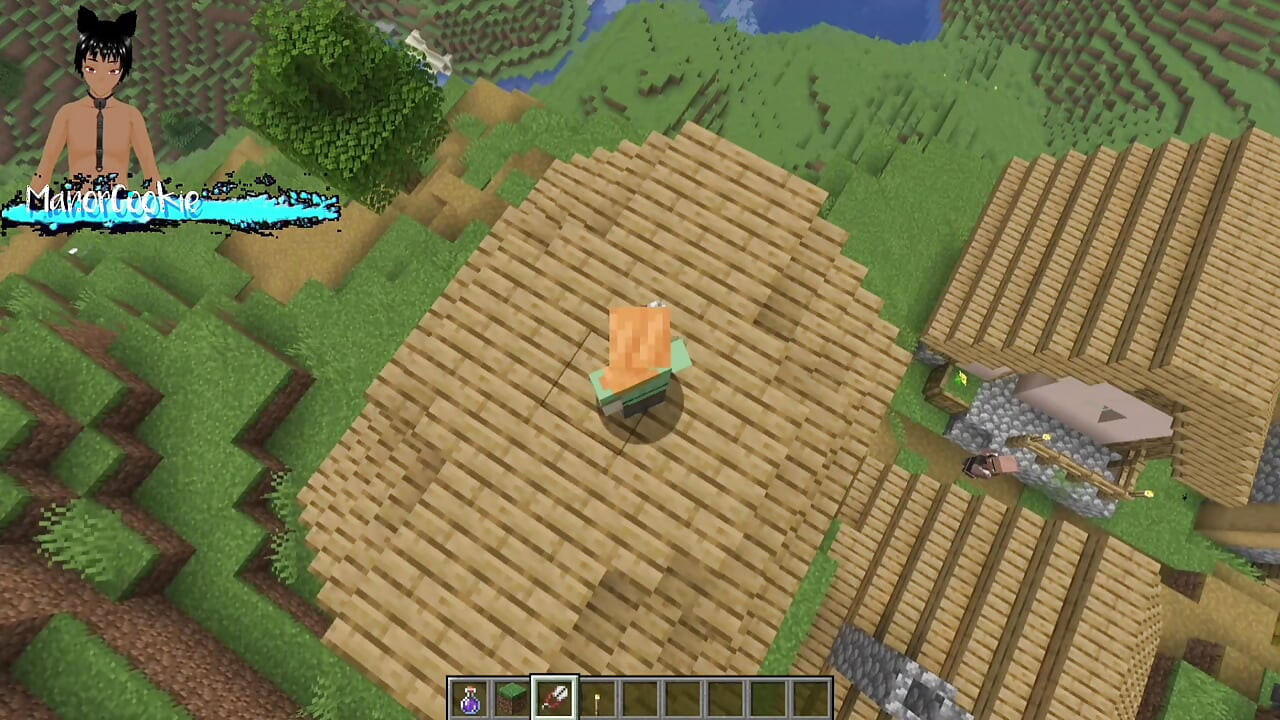 Minecraft mod Needs of Nature - Steve and alex masturbating and showing off some features! Like Cum!
