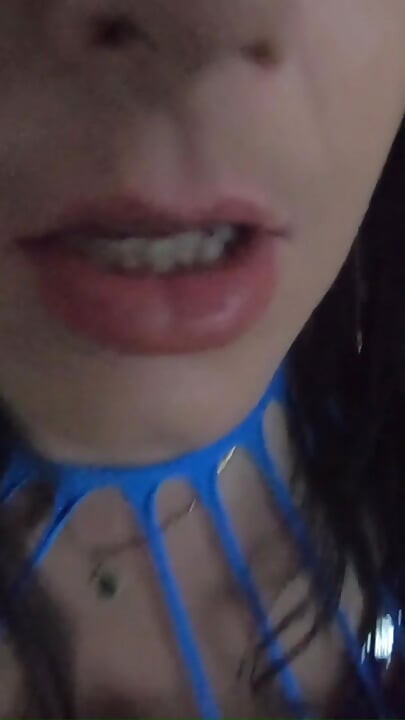 Milfycalla Face Fucking and Cumming Over My Glossy Puffer Jacket Linner