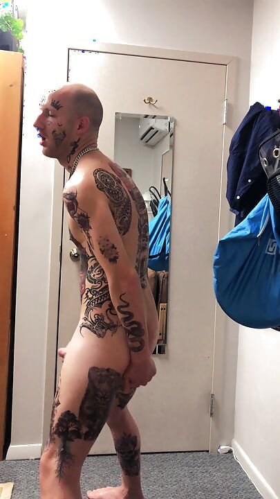 Tatted Twink Masturbation Solo