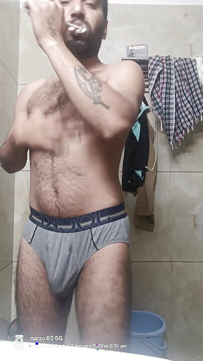 Indian Rajasthani desi man enjoy shower and masterbation show with neighbour police officer uncle daddy pakistani daddy teacher