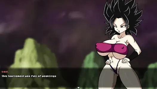 Süper sürtük turnuva 2 - Roshi Dragon Ball Super'den Caulifla'nın şişman götünü sikiyor
