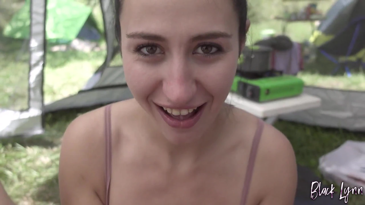 Risky Camping Blowjob While Nobody Sees