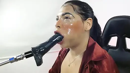 Sert gırtlağına kadar alma