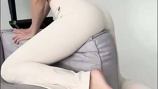 Pantat seksi yoga kaki panjang