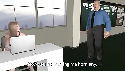 Profesor seksi dan polos ini dientot habis-habisan sama kontol pria tua sampai berubah jadi pelacur pribadinya