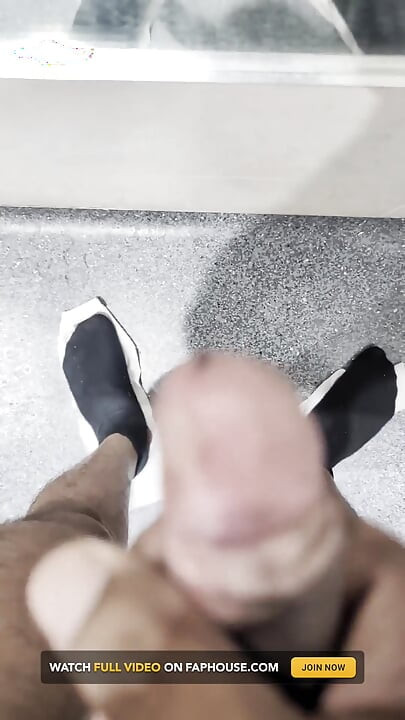 I'm Jerking off in a Public Toilet