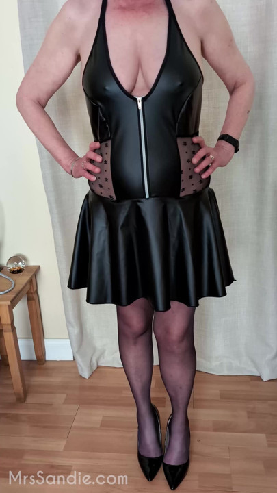 step-aunt in a dress