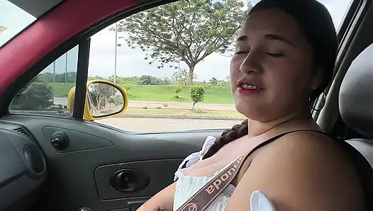 Beautiful girl is left standing on the street and I offer my help to take her home