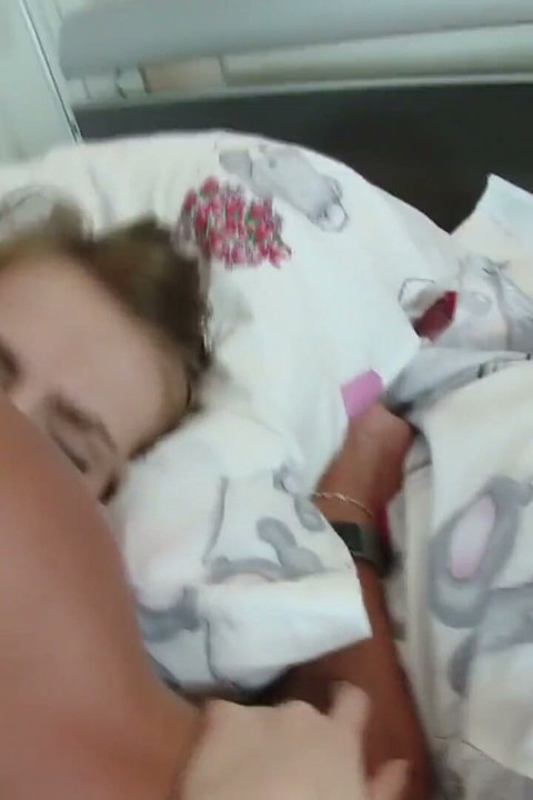 First He Spies Then Fucks His 18 Year Old Skinny Stepsister
