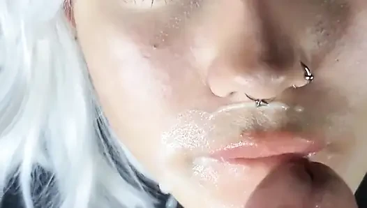 I Love Sucking His Cock Until All the Cum Comes Out!