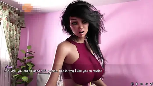 Saf aşk #1: Jack Ava, Eve ve Lily ile akşam yemeği yedi