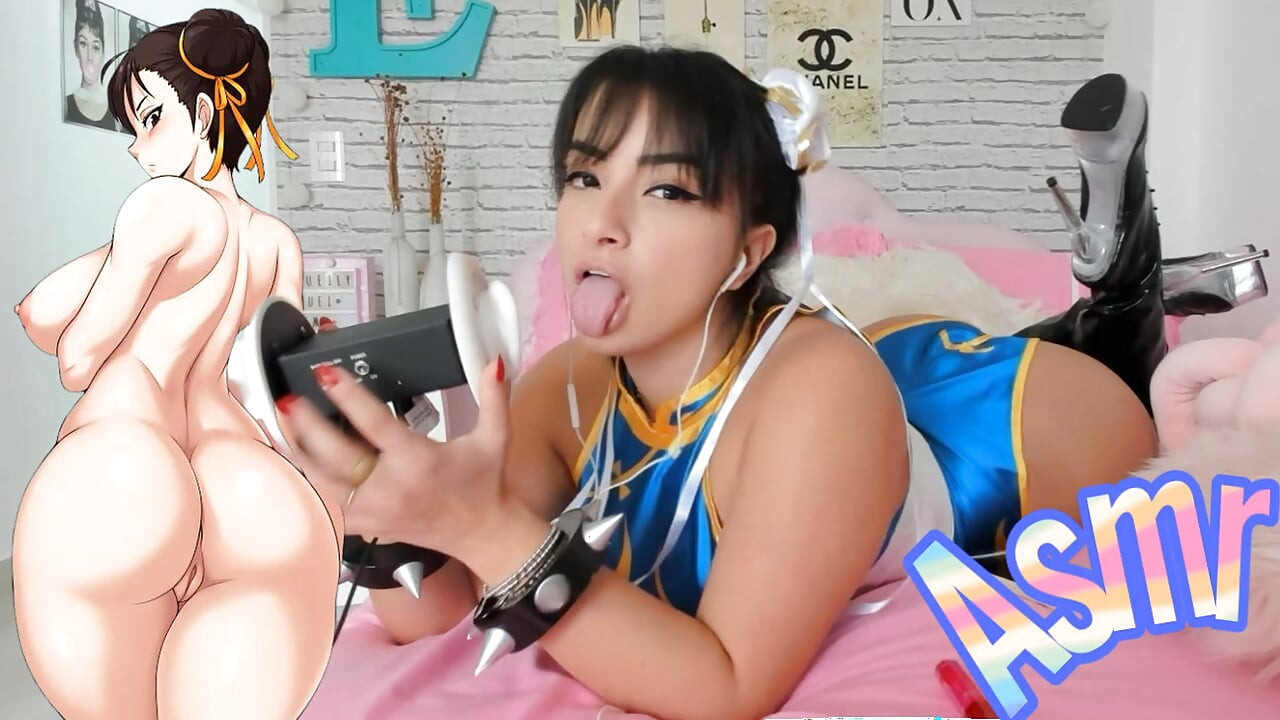 ASMR PORNO INTENZIVNÍ CHUN LI COSPLAY EMMANUELLY RAQUEL LÍZÁNÍ AHEGAO KOUŘENÍ A ŠUKÁNÍ KOZ