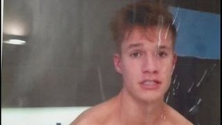 Cumtribute auf deutschem Youtuber Luca (Concrafter)